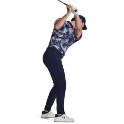 Under Armour Iso-Chill Palm Print Polo Golf Shirt -FootJoy Store 1377367 410 FCADD