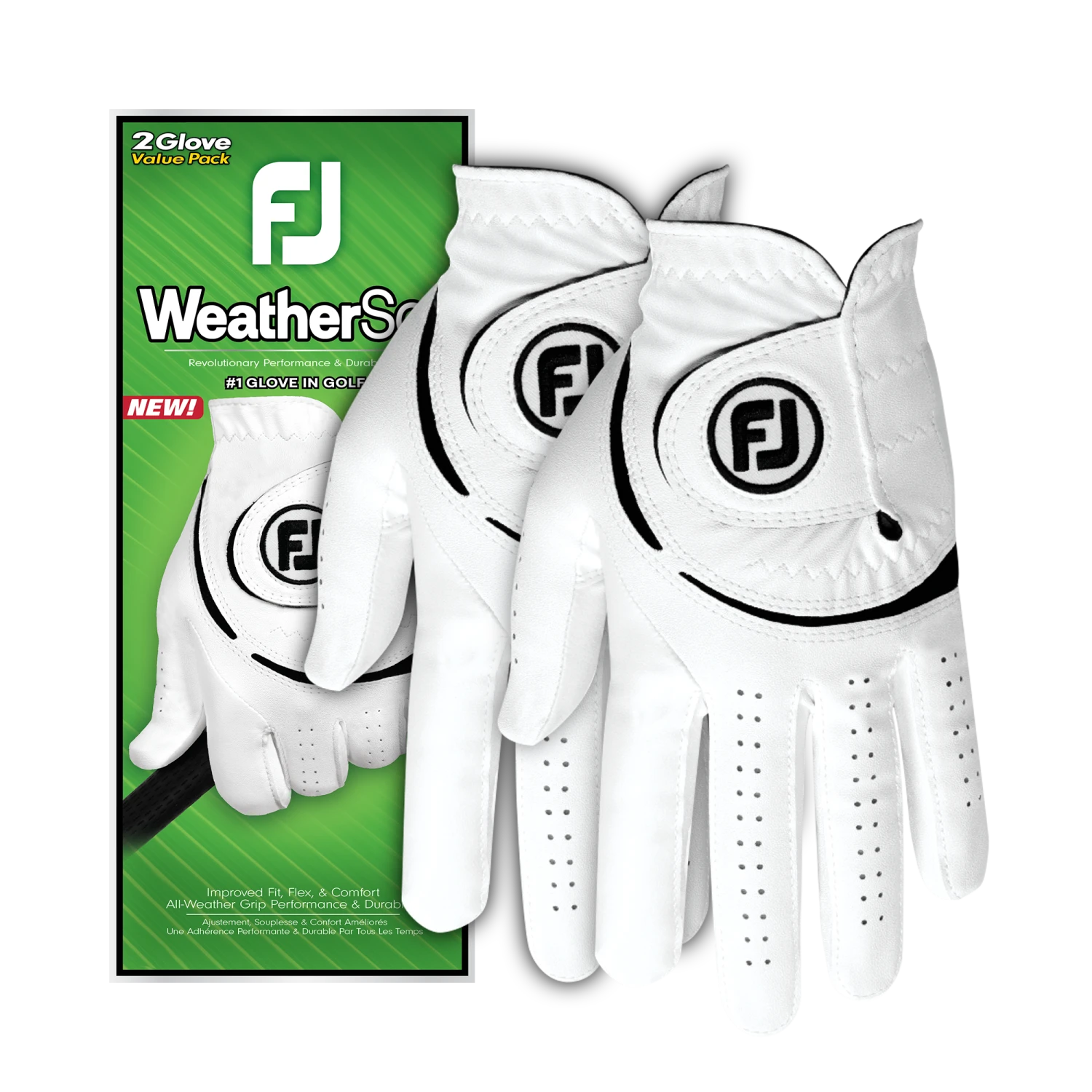 FootJoy WeatherSof Men's Golf Glove - 2 Pack 3 FootJoy WeatherSof Men's Golf Glove - 2 Pack