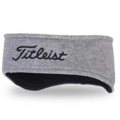 Titleist Merino Wool Earband (3 Colours) -FootJoy Store 2019 Merino Wool Earband Grey Black Front Left TH9WEAMEB 0G0