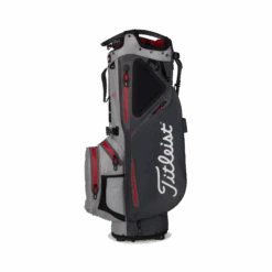 Titleist Hybrid 14 StaDry Stand Bag -FootJoy Store 2022Hybrid14StaDryCharcoal Gray Red TB21SX13 226 06