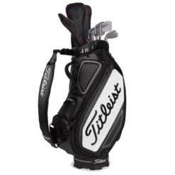 Titleist Tour Series Tour Staff Golf Bag 10 Titleist Tour Series Tour Staff Golf Bag -FootJoy Store 2022TourBag Black White TB22SF9 01 Hero 01 1