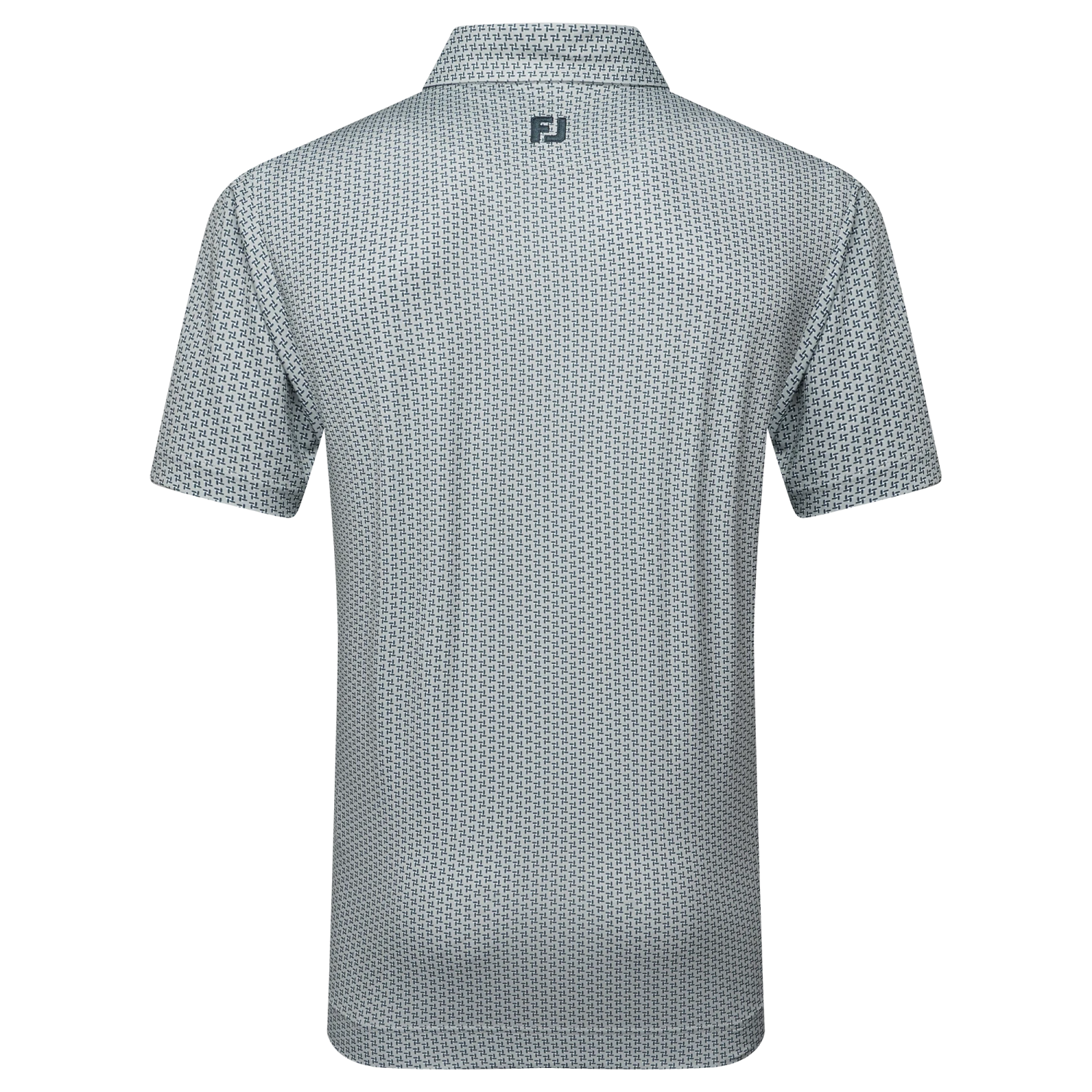 FootJoy Houndstooth Geo Lisle Golf Polo Shirt 6 FootJoy Houndstooth Geo Lisle Golf Polo Shirt - Image 4