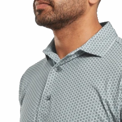 FootJoy Houndstooth Geo Lisle Golf Polo Shirt 11 FootJoy Houndstooth Geo Lisle Golf Polo Shirt -FootJoy Store FJ 34006 05