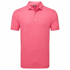 FootJoy Speckle Print Lisle Golf Polo Shirt