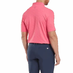 FootJoy Speckle Print Lisle Golf Polo Shirt 9 FootJoy Speckle Print Lisle Golf Polo Shirt -FootJoy Store FJ 34021 03