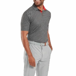 FootJoy Irongate Print Lisle Golf Polo Shirt 8 FootJoy Irongate Print Lisle Golf Polo Shirt -FootJoy Store FJ 34034 02