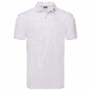 FootJoy Bounce Print Pique Golf Polo Shirt -FootJoy Store FJ 34042 01