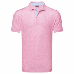 FootJoy Citrus Print Lisle Golf Polo Shirt