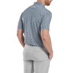 FootJoy Floral Sketch Print Lisle Golf Polo Shirt -FootJoy Store FJ 34048 03