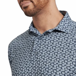 FootJoy Floral Sketch Print Lisle Golf Polo Shirt -FootJoy Store FJ 34048 05