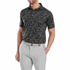 FootJoy Pop Camo Lisle Golf Polo Shirt -FootJoy Store FJ 34063 02