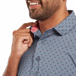 FootJoy Flower Bud Foulard Lisle Golf Polo Shirt -FootJoy Store FJ 34067 05