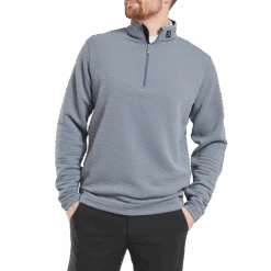FootJoy Quilt Texture Chill-Out Golf Pullover -FootJoy Store FJ 34102 02