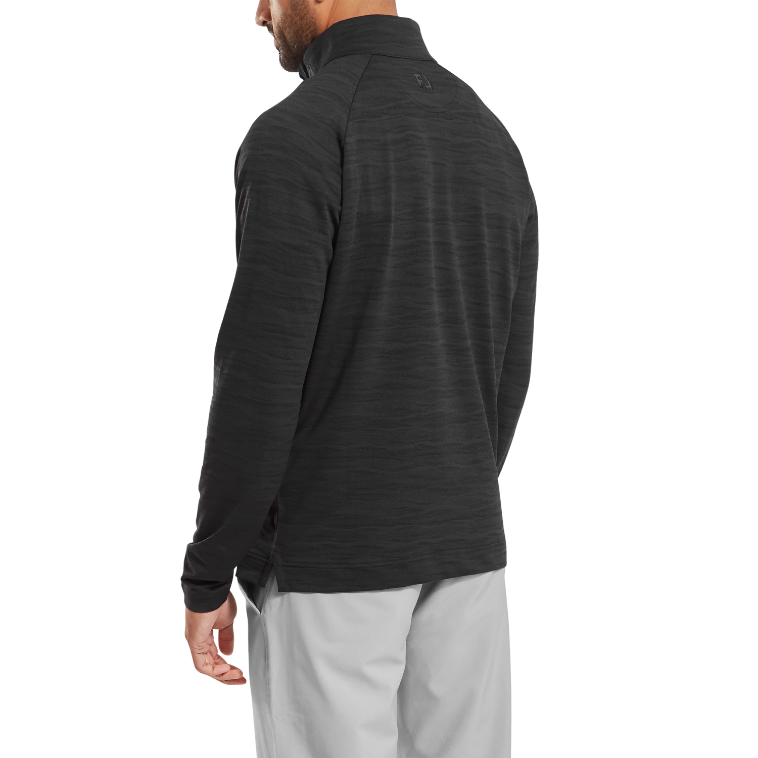 FootJoy Wave Jacquard Chill-Out Golf Pullover 5 FootJoy Wave Jacquard Chill-Out Golf Pullover - Image 3