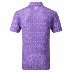FootJoy Tossed Tulips Lisle Men's Golf Polo Shirt 80019 -FootJoy Store FJ 80019 04