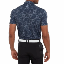 FootJoy Travel Print Lisle Men's Golf Polo Shirt 80047 9 FootJoy Travel Print Lisle Men's Golf Polo Shirt 80047 -FootJoy Store FJ 80047 03