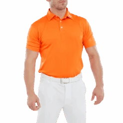 FootJoy Stretch Solid Men's Pique Golf Shirt 80131 8 FootJoy Stretch Solid Men's Pique Golf Shirt 80131 -FootJoy Store FJ 80131 02