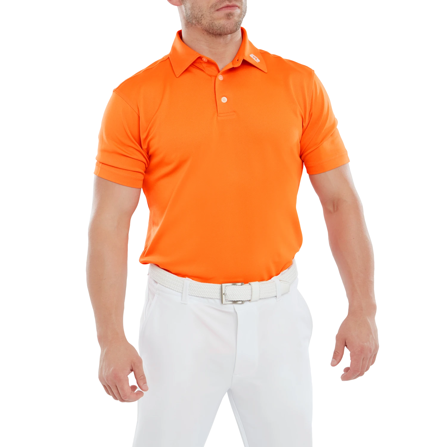 FootJoy Stretch Solid Men's Pique Golf Shirt 80131 4 FootJoy Stretch Solid Men's Pique Golf Shirt 80131 - Image 2
