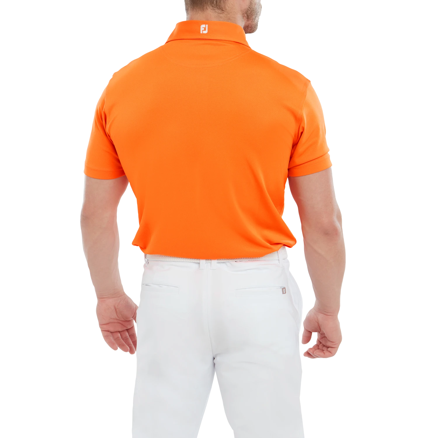 FootJoy Stretch Solid Men's Pique Golf Shirt 80131 5 FootJoy Stretch Solid Men's Pique Golf Shirt 80131 - Image 3