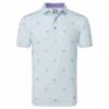 FootJoy Thistle Print Lisle Golf Polo Shirt -FootJoy Store FJ 80889 01
