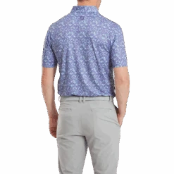FootJoy Primrose Print Lisle Golf Polo Shirt 9 FootJoy Primrose Print Lisle Golf Polo Shirt -FootJoy Store FJ 81569 03