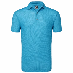 FootJoy Octagon Print Lisle Golf Polo Shirt