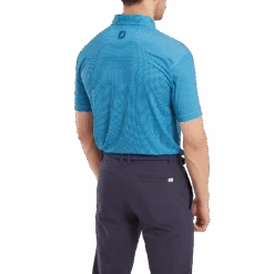 FootJoy Octagon Print Lisle Golf Polo Shirt -FootJoy Store FJ 81575 03