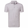 FootJoy Scallop Shell Print Foulard Golf Polo Shirt 2 FootJoy Scallop Shell Print Foulard Golf Polo Shirt -FootJoy Store FJ 81580 01
