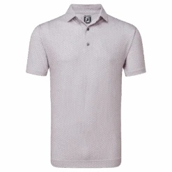 FootJoy Scallop Shell Print Foulard Golf Polo Shirt