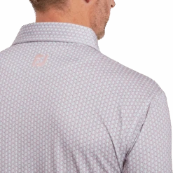 FootJoy Scallop Shell Print Foulard Golf Polo Shirt -FootJoy Store FJ 81580 05