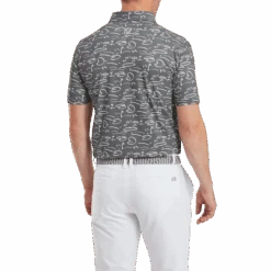 FootJoy Golf Course Doodle Print Pique Shirt -FootJoy Store FJ 81584 03