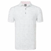 FootJoy The 19th Hole Print Lisle Golf Polo Shirt -FootJoy Store FJ 81611 01