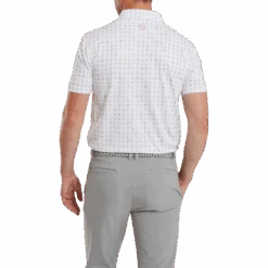FootJoy The 19th Hole Print Lisle Golf Polo Shirt 9 FootJoy The 19th Hole Print Lisle Golf Polo Shirt -FootJoy Store FJ 81611 03