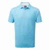 FootJoy Textured Print Parachute Trim Golf Shirt -FootJoy Store FJ 89896 01