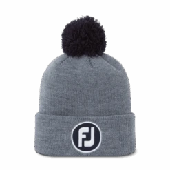 FootJoy Pom Pom Solid Knit Golf Beanie
