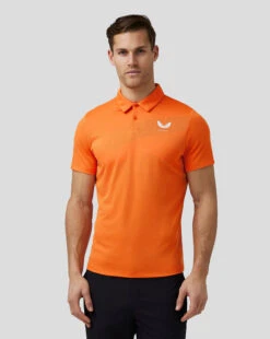 Castore Engineered Knit Golf Polo Shirt 10 Castore Engineered Knit Golf Polo Shirt -FootJoy Store GMC30693 078 DEEPORANGE 04 1000x1000 1747cbd7 0554 4d00 a720 fe96a9afb071