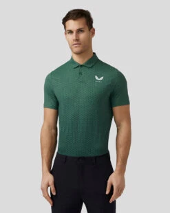 Castore Printed Golf Polo Shirt