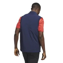 Adidas Ultimate365 Tour Frostguard Padded Vest -FootJoy Store HZ3222 5 APPAREL OnModel BackView white