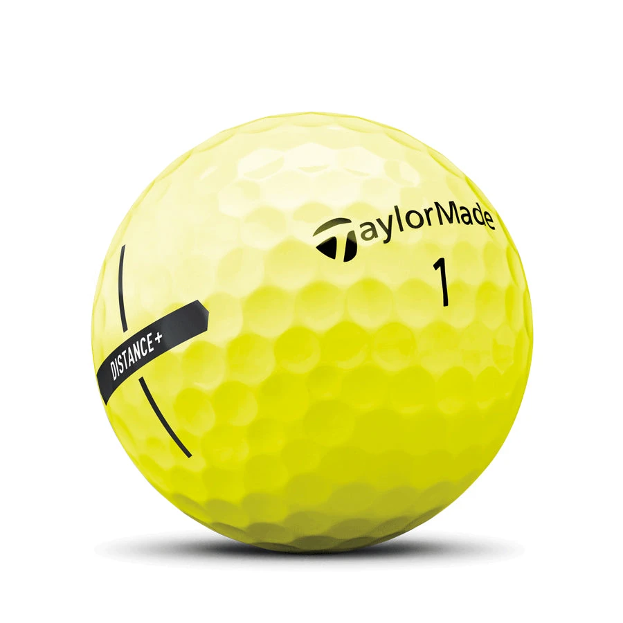 Taylormade Distance+ Golf Balls (Yellow) 4 Taylormade Distance+ Golf Balls (Yellow) - Image 2