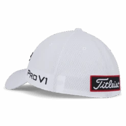 Titleist Tour Elite Fitted Golf Hat -FootJoy Store TourElite White Black 03