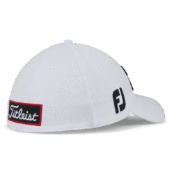 Titleist Tour Elite Fitted Golf Hat -FootJoy Store TourElite White Black 04