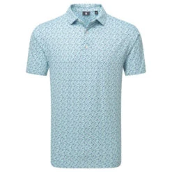 FootJoy Gamer Print Pique Golf Polo Shirt