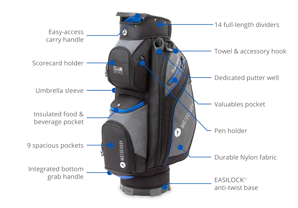 Motocaddy Club Series Golf Cart Bag 7 Motocaddy Club Series Golf Cart Bag - Image 5