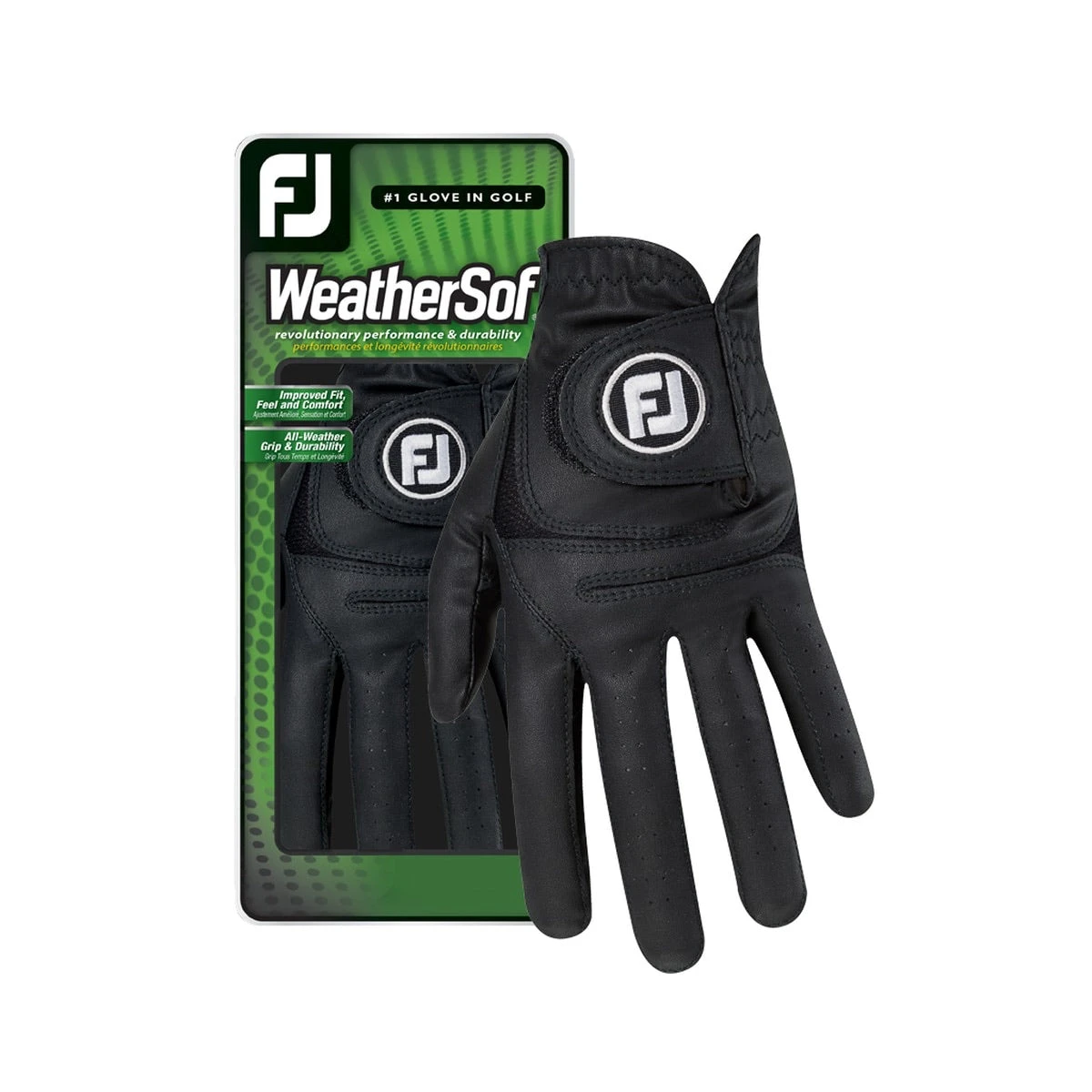 Footjoy Weathersof Black Glove 4 Footjoy Weathersof Black Glove - Image 2