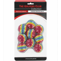 Striped Practise Golf Balls