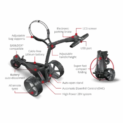 Motocaddy M1 DHC Electric Golf Trolley 13 Motocaddy M1 DHC Electric Golf Trolley -FootJoy Store tr24m1xd features 1000x700px 3